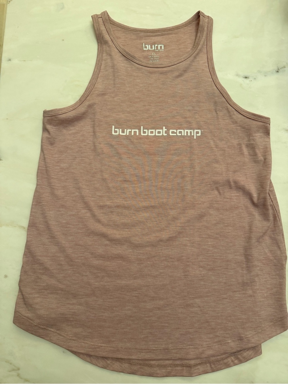 Burn Boot Camp Women's Mauve Performance Tank